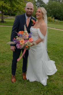 Congratulations to my beautiful daughter Ashley Green on your marriage to Basingstoke Bison former Netminder Dan Weller-Evans